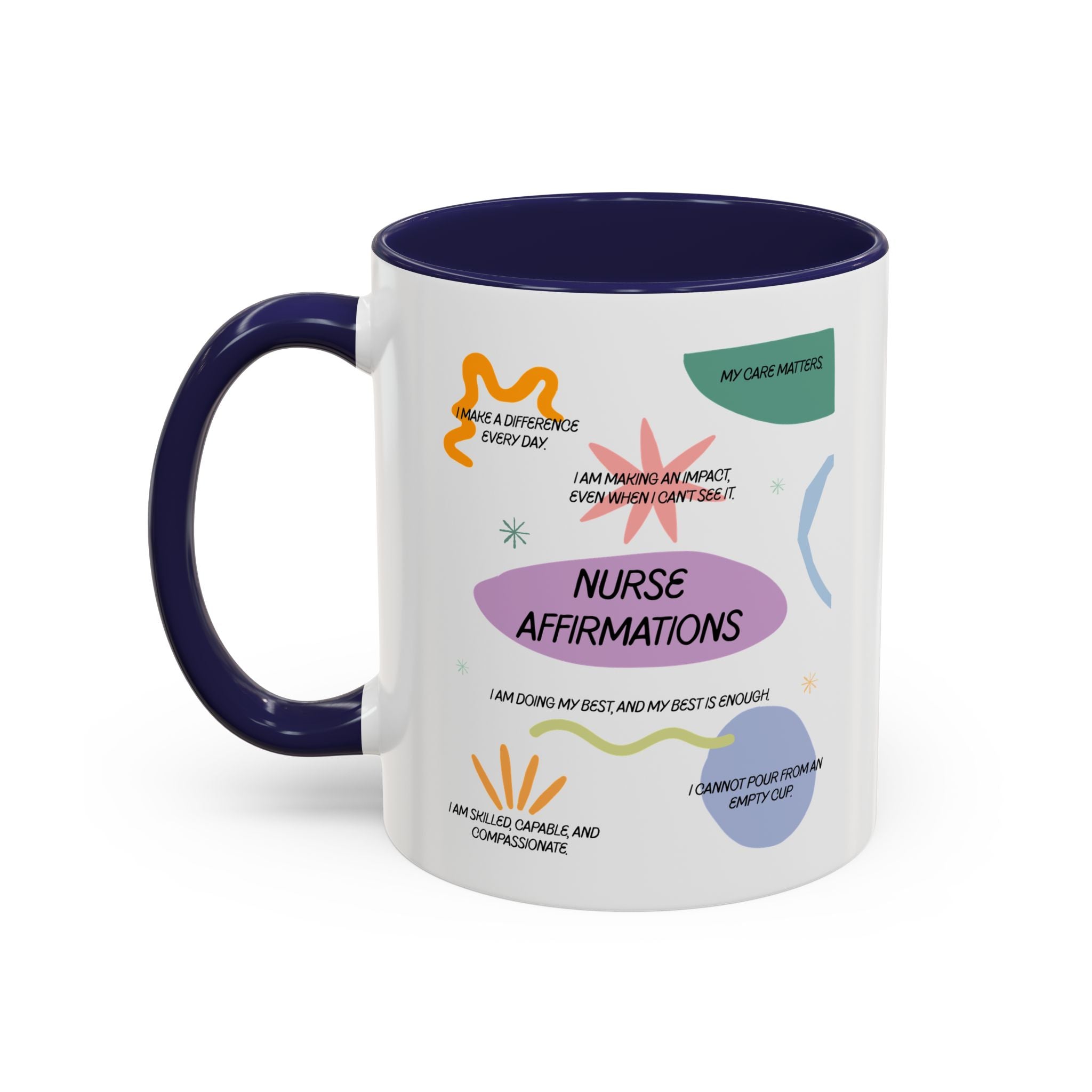 Nurse Affirmations Mug | Inspirational Coffee Cup for RN, BSN, CNA
