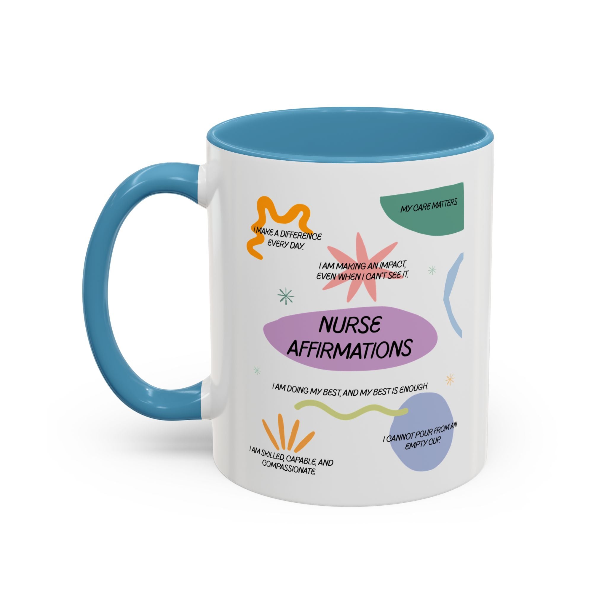 Nurse Affirmations Mug | Inspirational Coffee Cup for RN, BSN, CNA