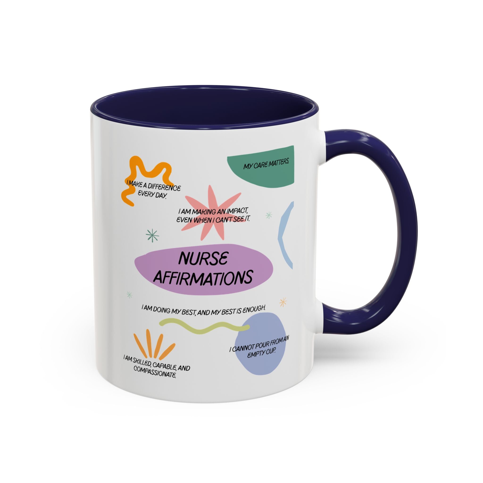 Nurse Affirmations Mug | Inspirational Coffee Cup for RN, BSN, CNA