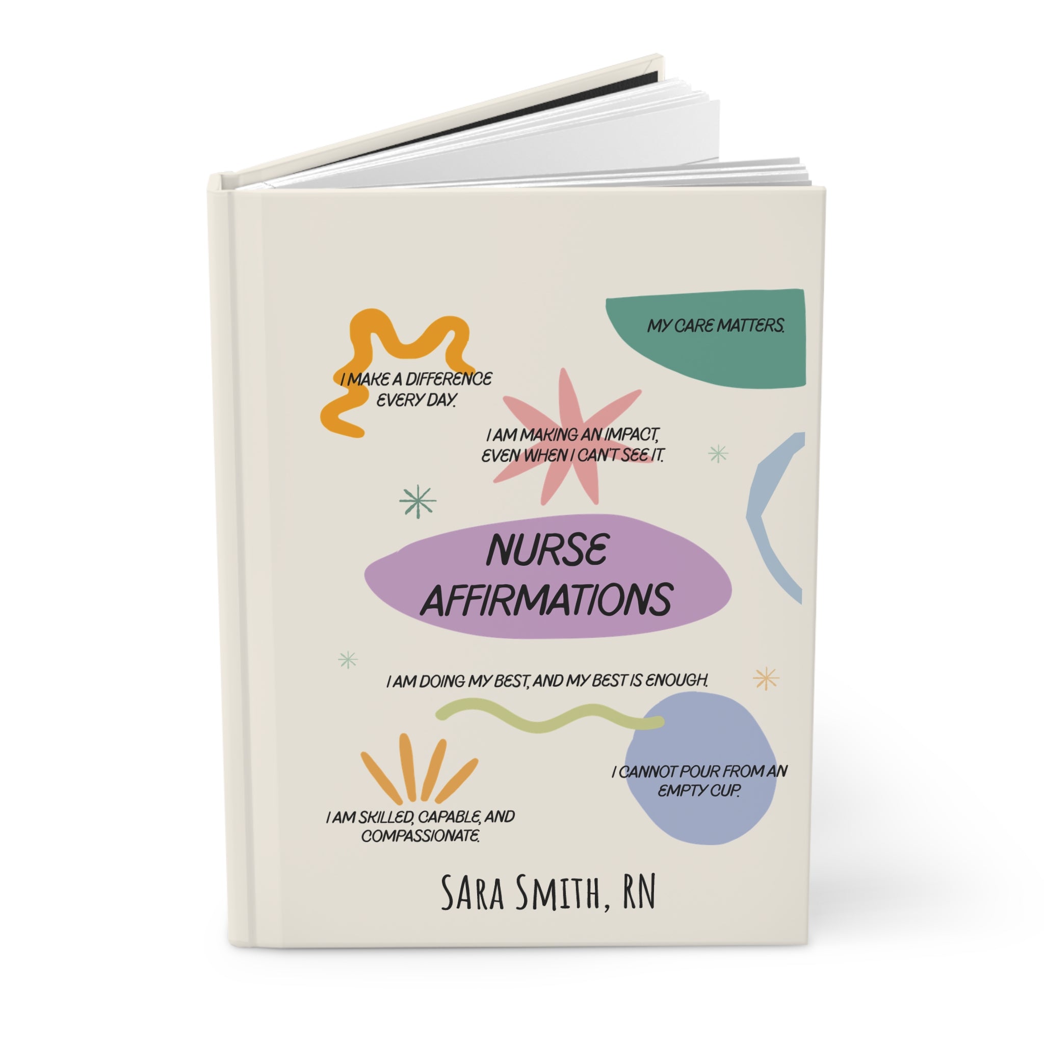 Personalized Nurse Affirmations Notebook