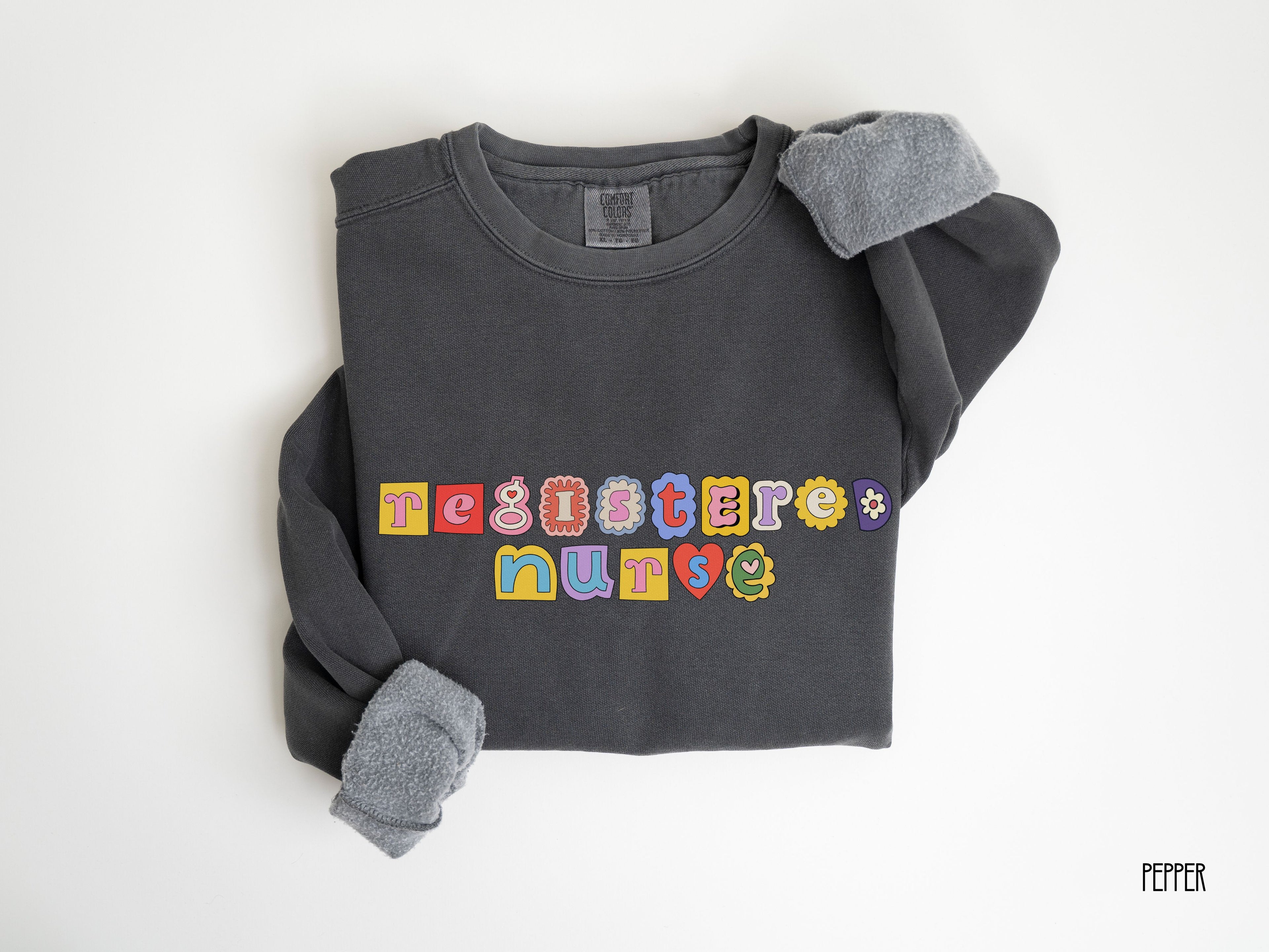 Registered Nurse Patchwork Sweatshirt