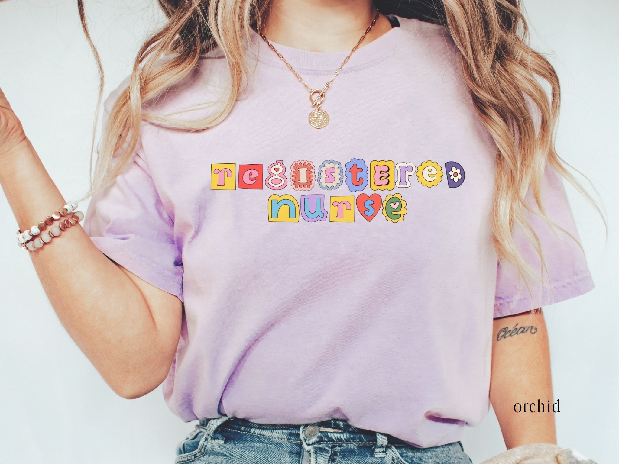 Personalized Nurse Patchwork T-Shirt
