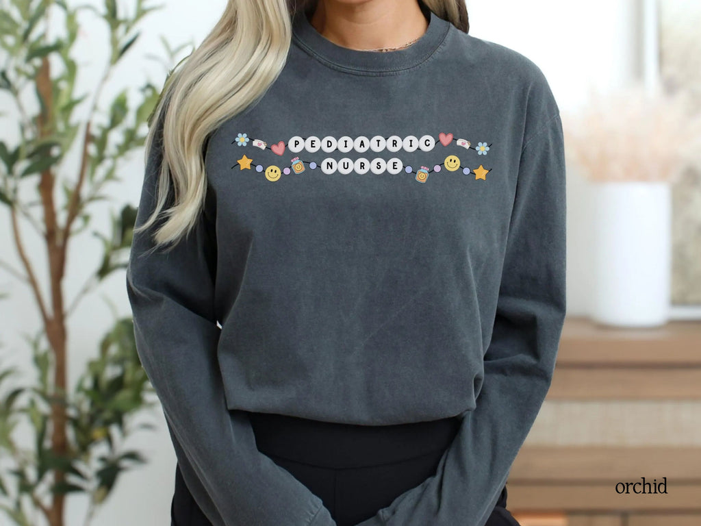 Personalized Registered Nurse Friendship Bracelet Long Sleeve Tee