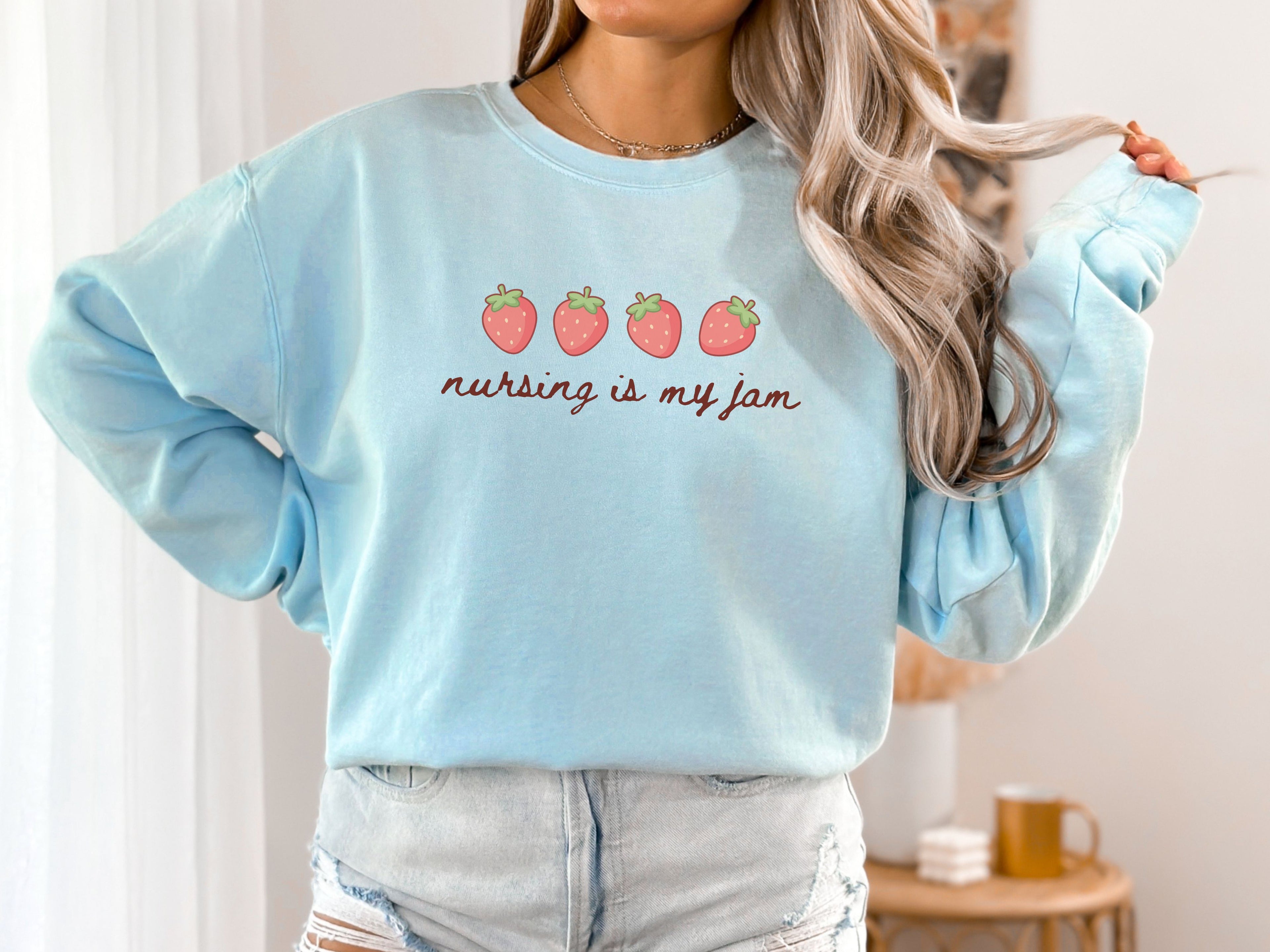 Personalized Nurse is My Jam Sweatshirt