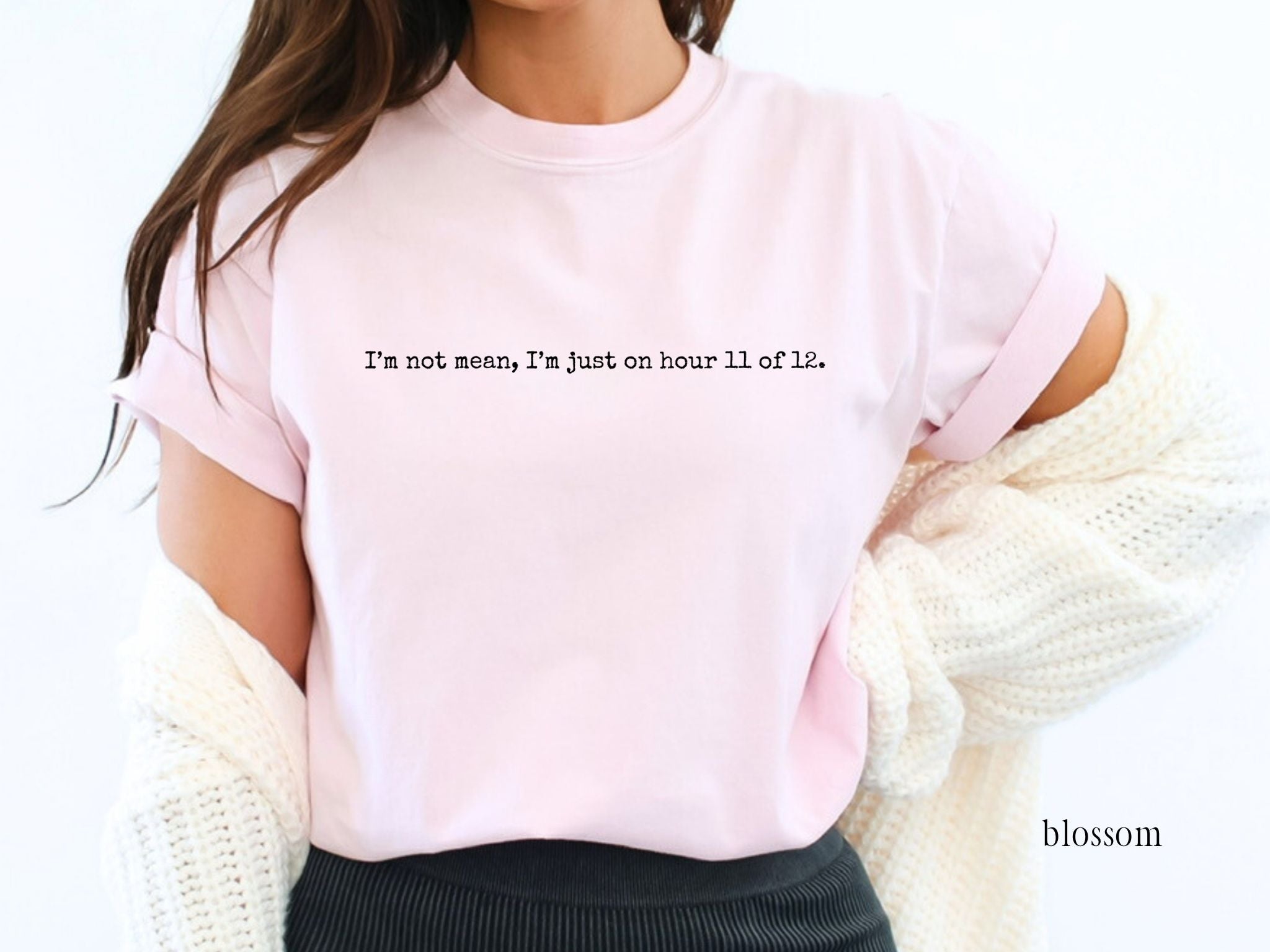 I'm Not Mean Funny Nurse Tee