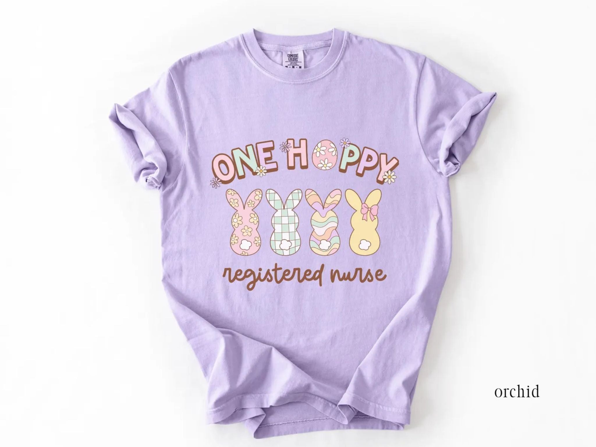 Spring Registered Nurse Bunny T-Shirt