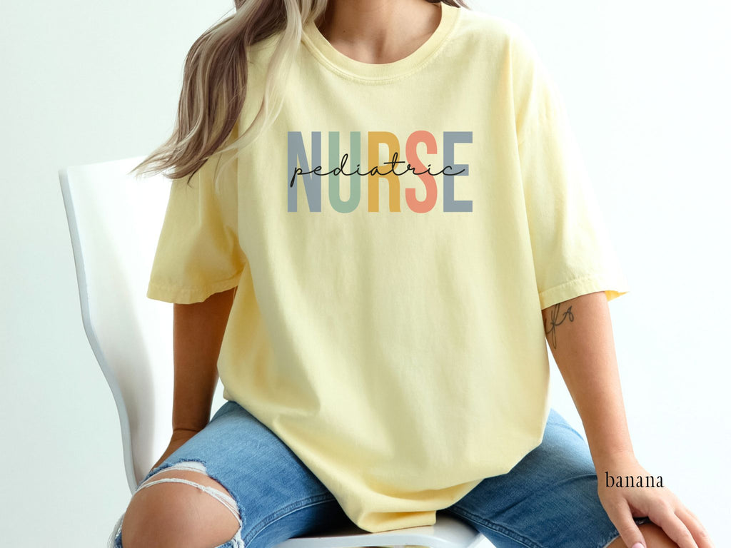Boho Pediatric Nurse T-shirt