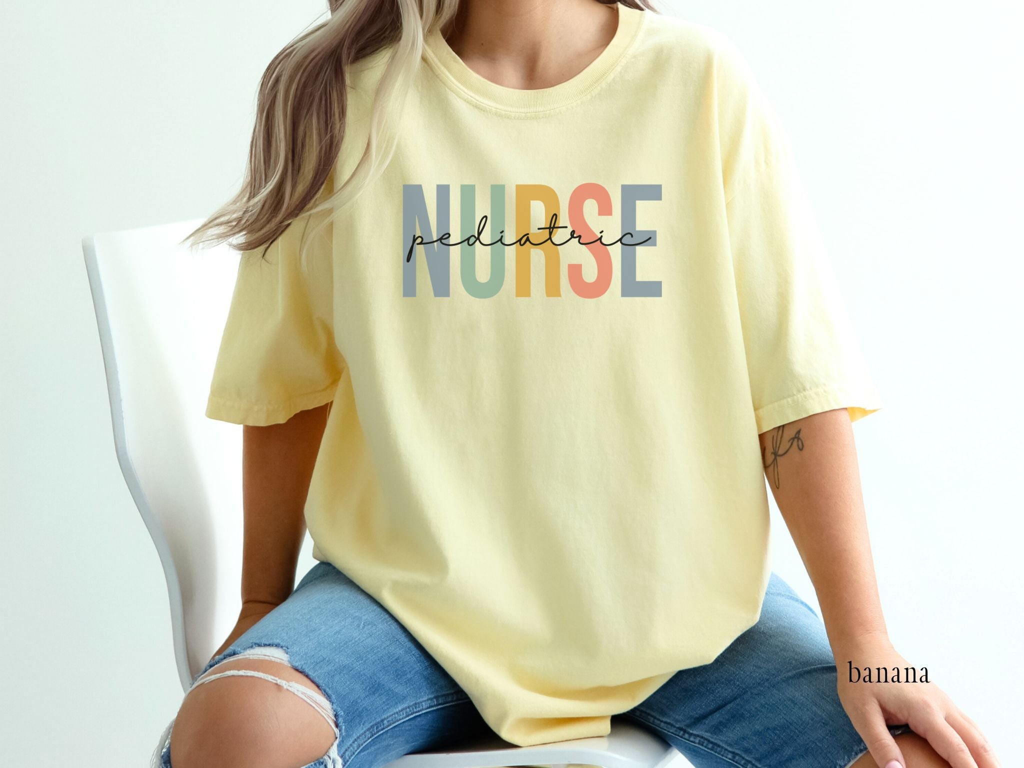 Boho Pediatric Nurse T-shirt