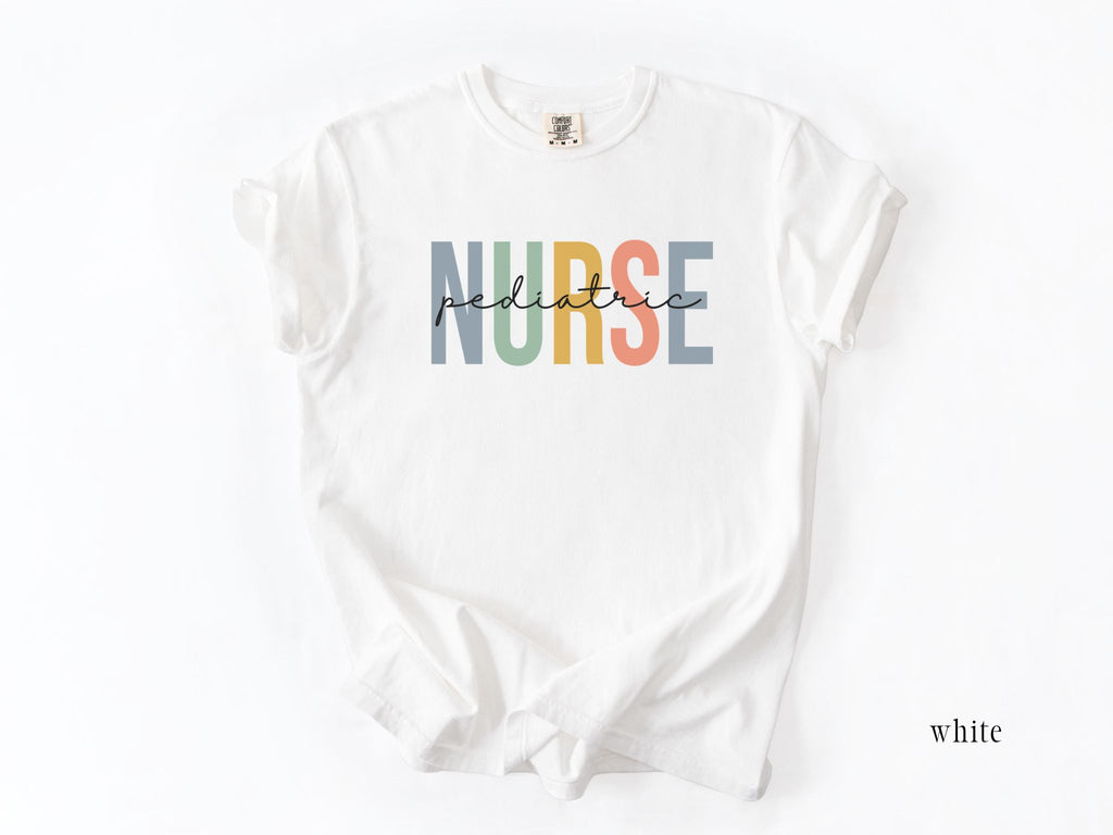 Boho Pediatric Nurse T-shirt