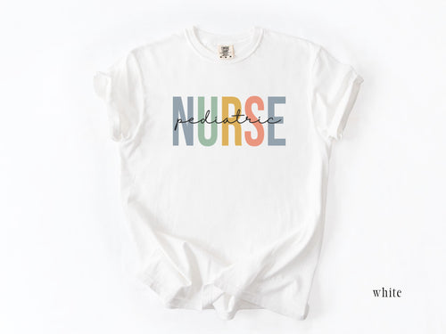 Boho Pediatric Nurse T-shirt
