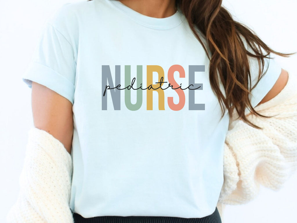 Boho Pediatric Nurse T-shirt