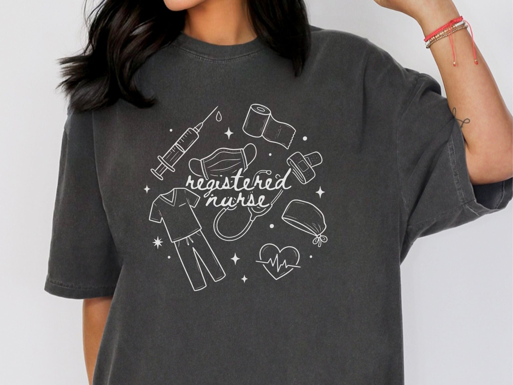Registered Nurse Doodle T-shirt