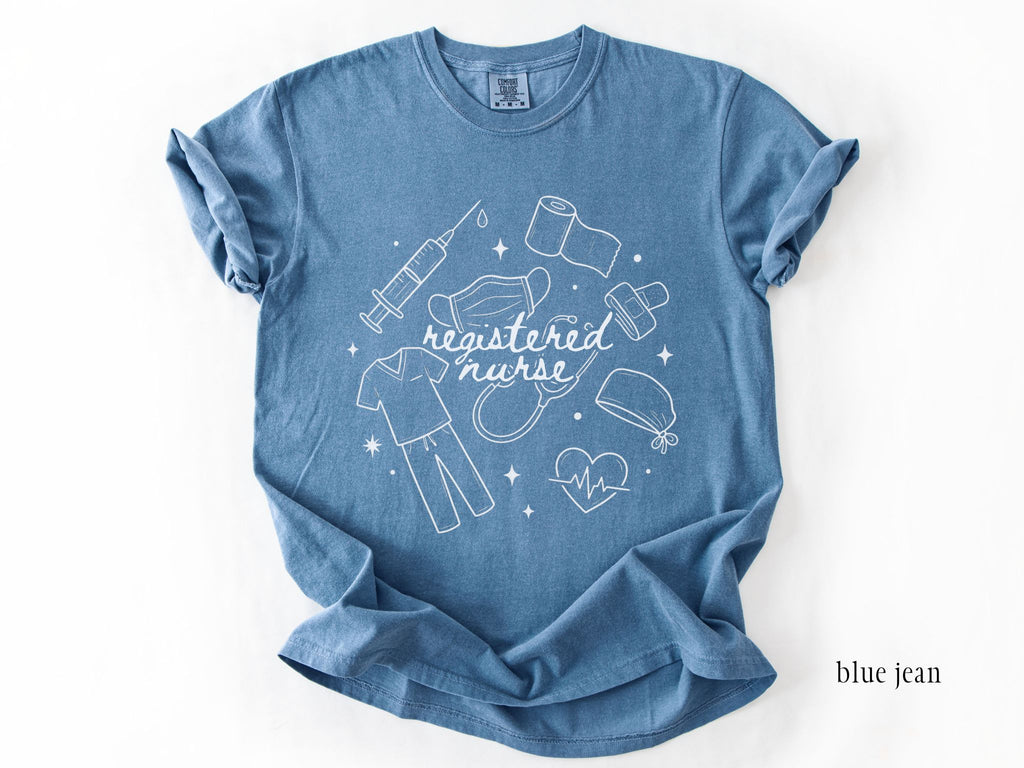 Registered Nurse Doodle T-shirt