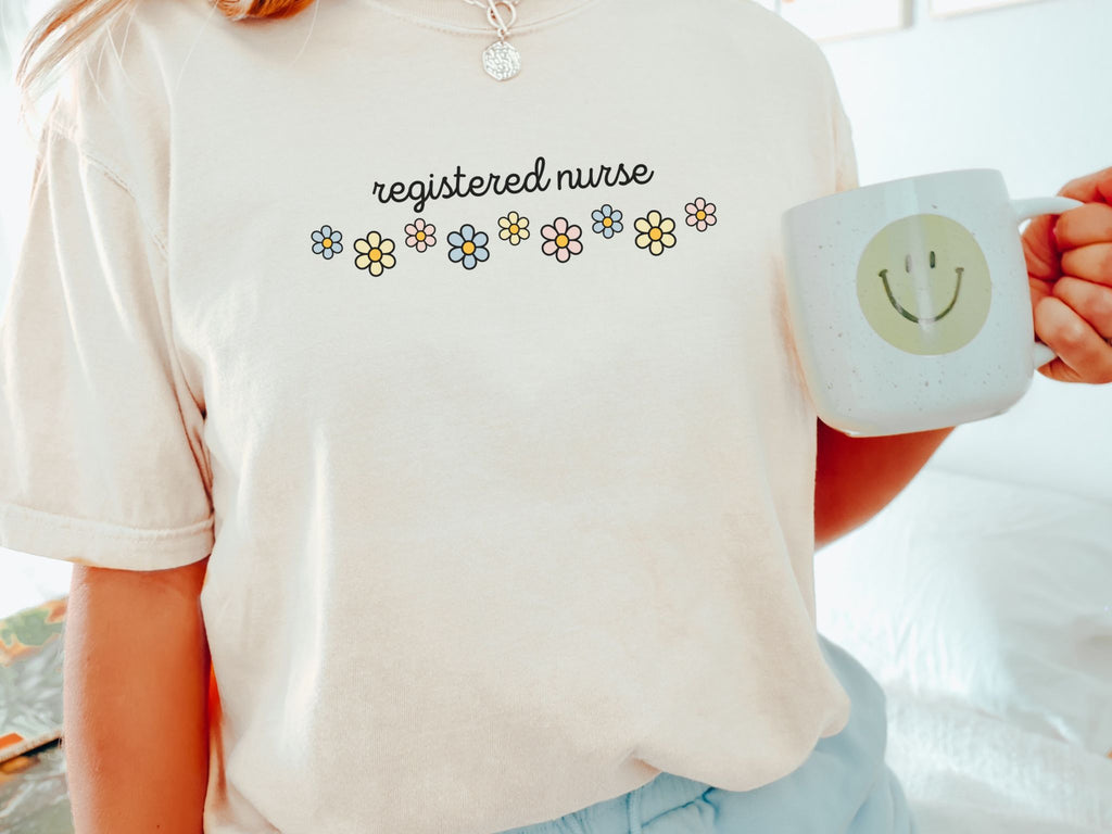 Dainty Daisy Registered Nurse T-shirt