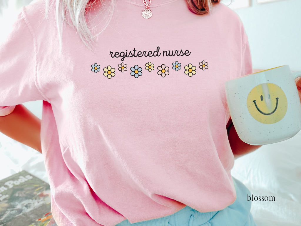Dainty Daisy Registered Nurse T-shirt