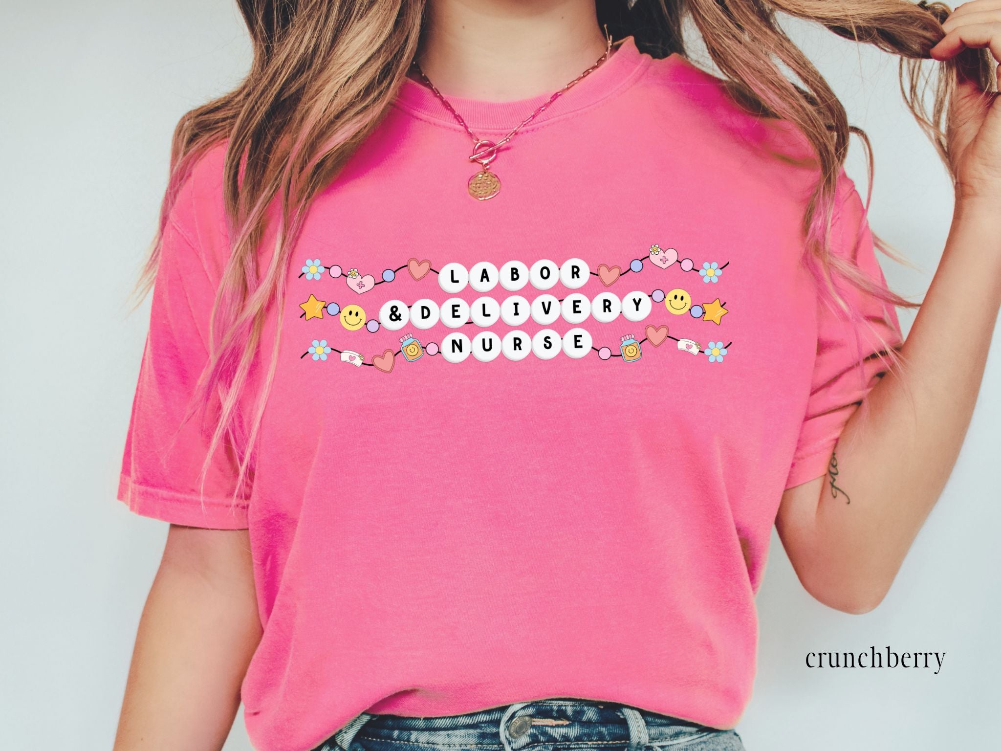 Labor and Delivery Nurse Friendship Bracelet T-shirt