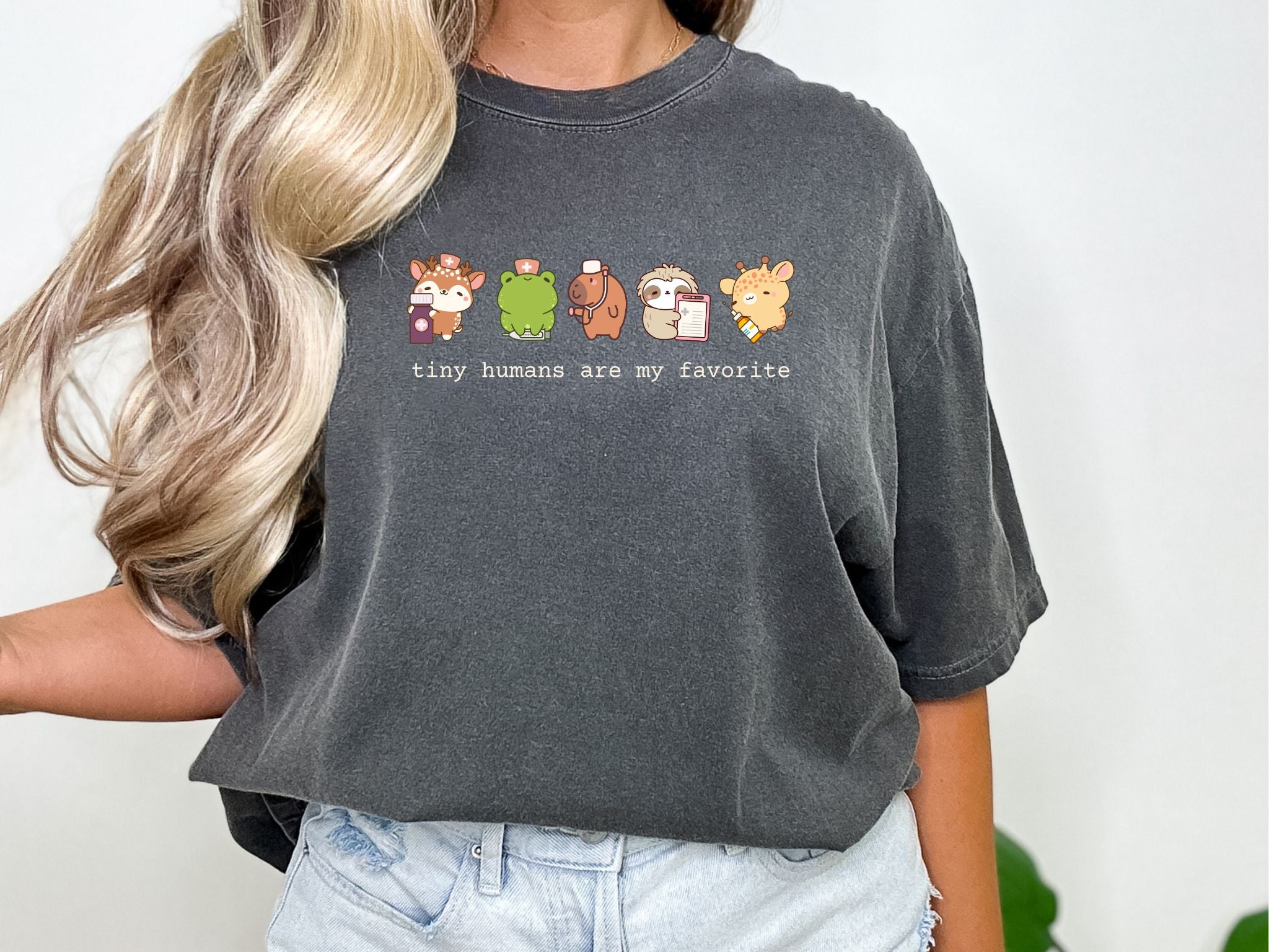 Pediatric Nurse Shirt | Tiny Humans Are My Favorite Tee