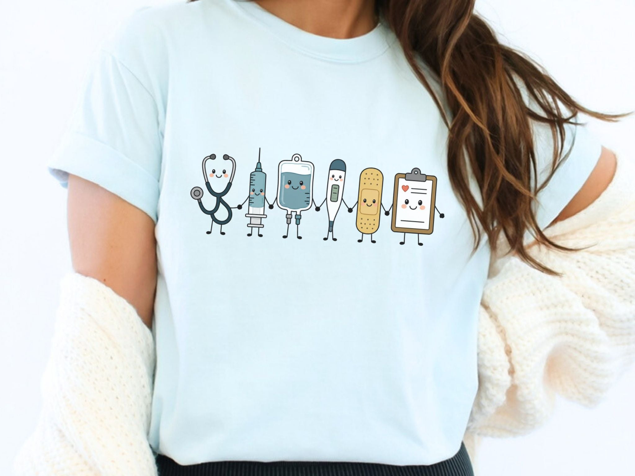 Medical Characters Nurse Shirt