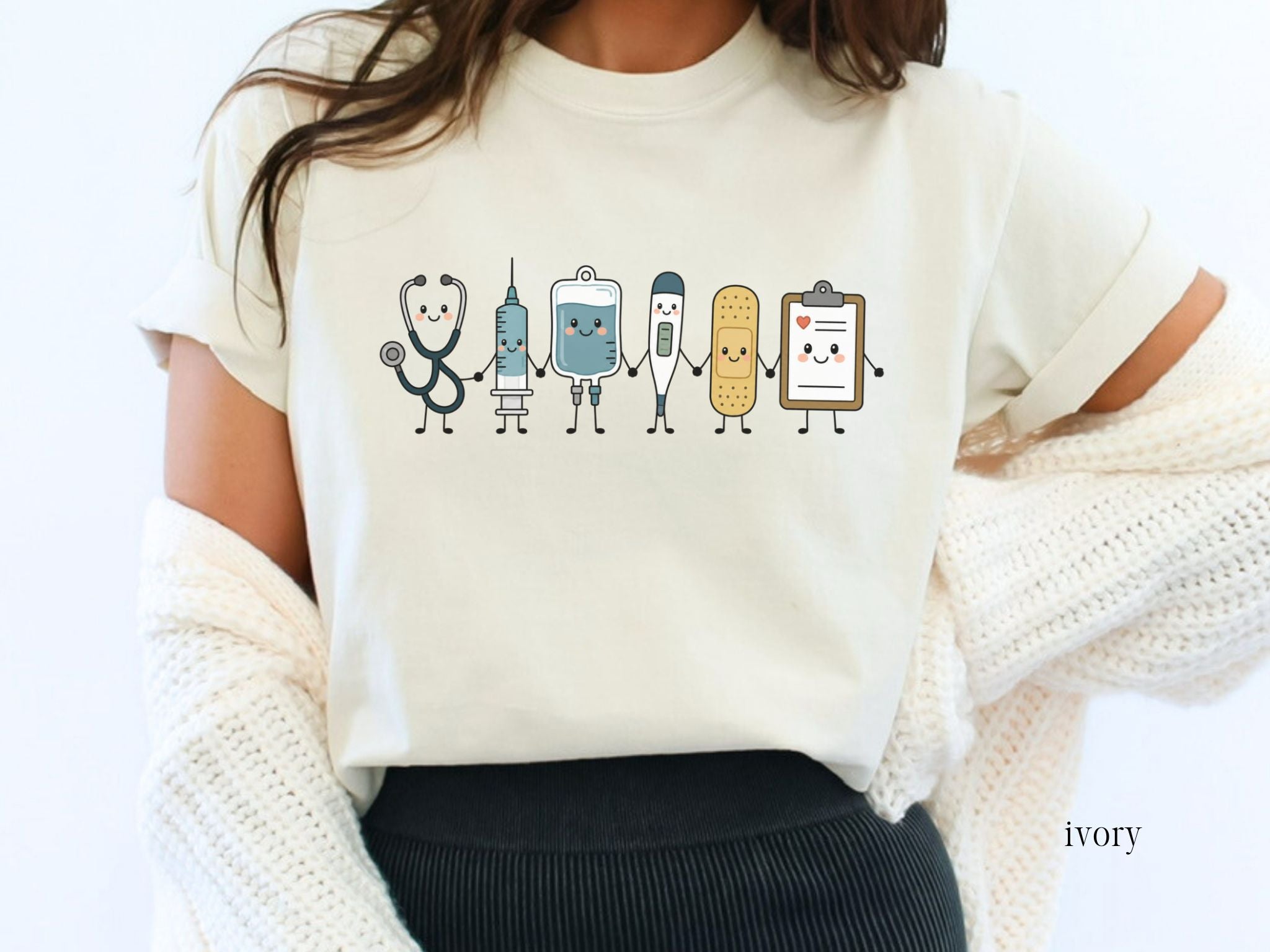 Medical Characters Nurse Shirt