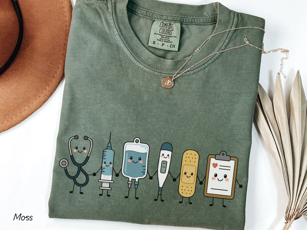 Medical Characters Nurse Shirt