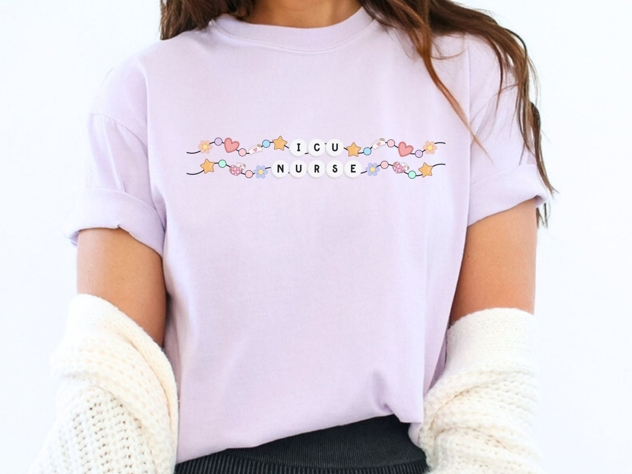 ICU Nurse Friendship Bracelet T-shirt