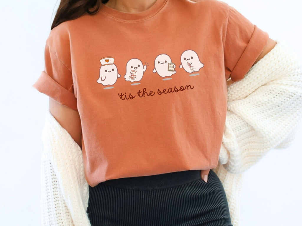 Halloween Nurse Ghost Shirt