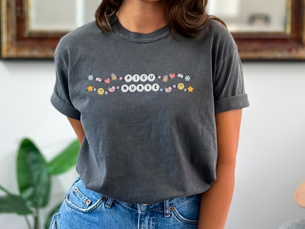 PICU Nurse Friendship Bracelet T-shirt