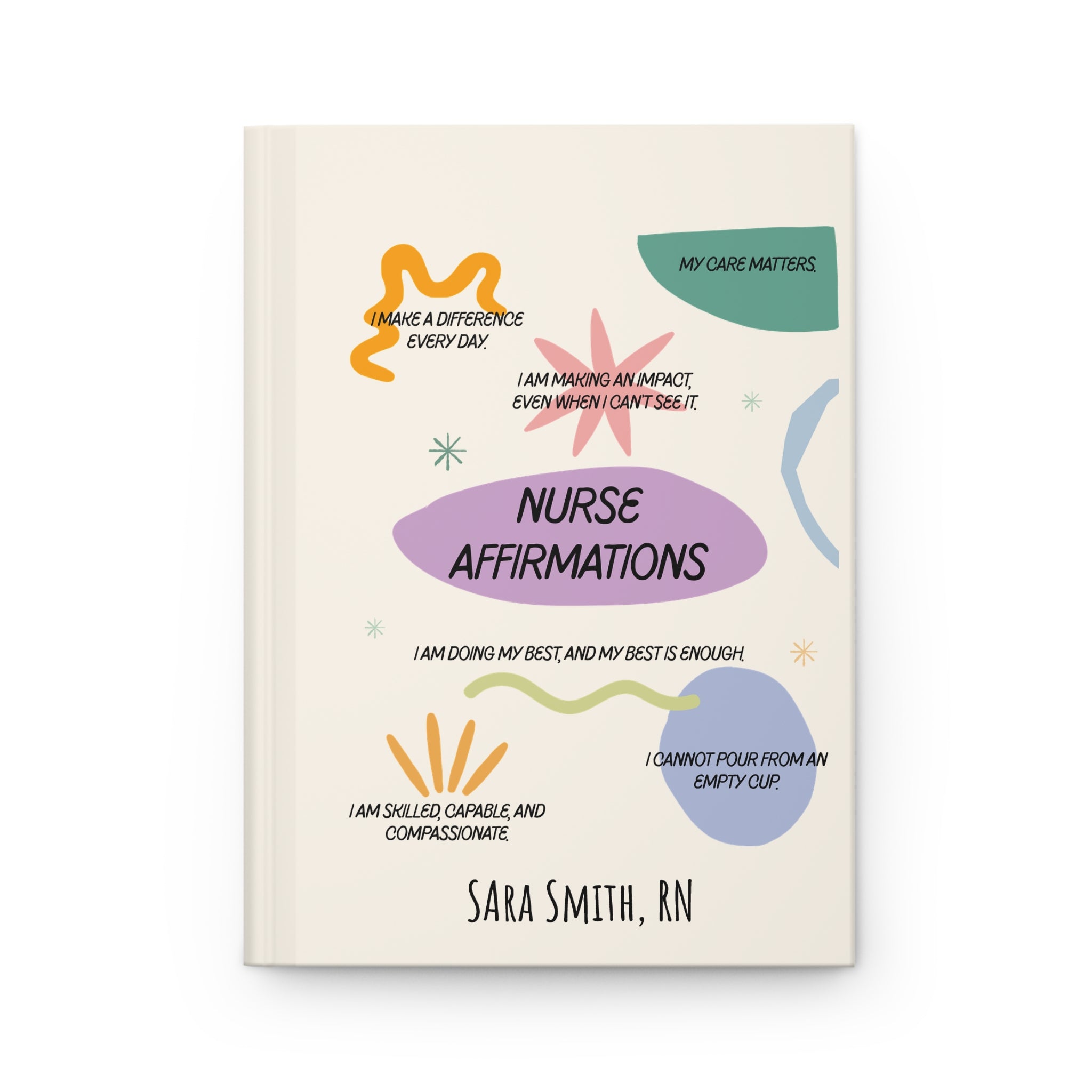 Personalized Nurse Affirmations Notebook