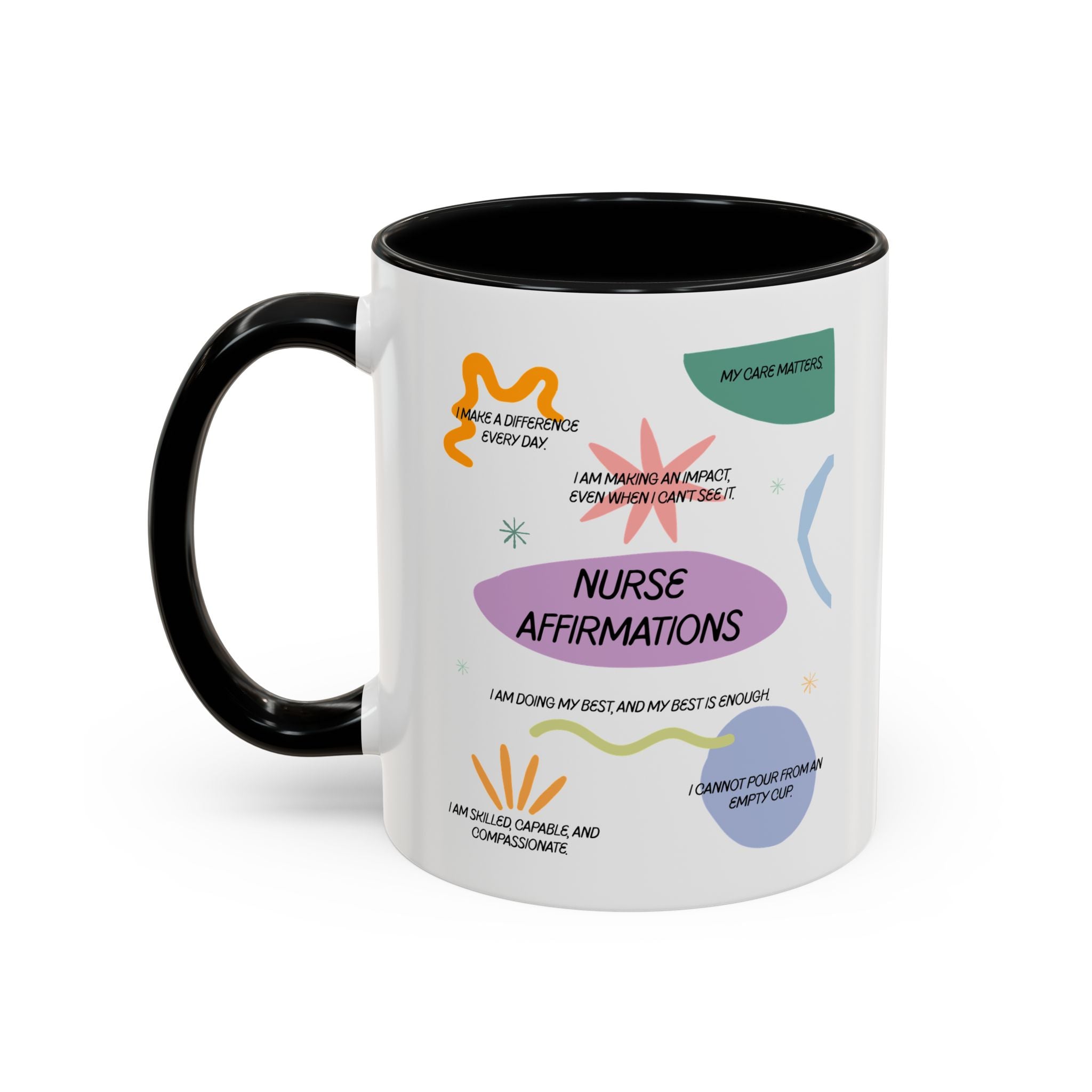 Nurse Affirmations Mug | Inspirational Coffee Cup for RN, BSN, CNA