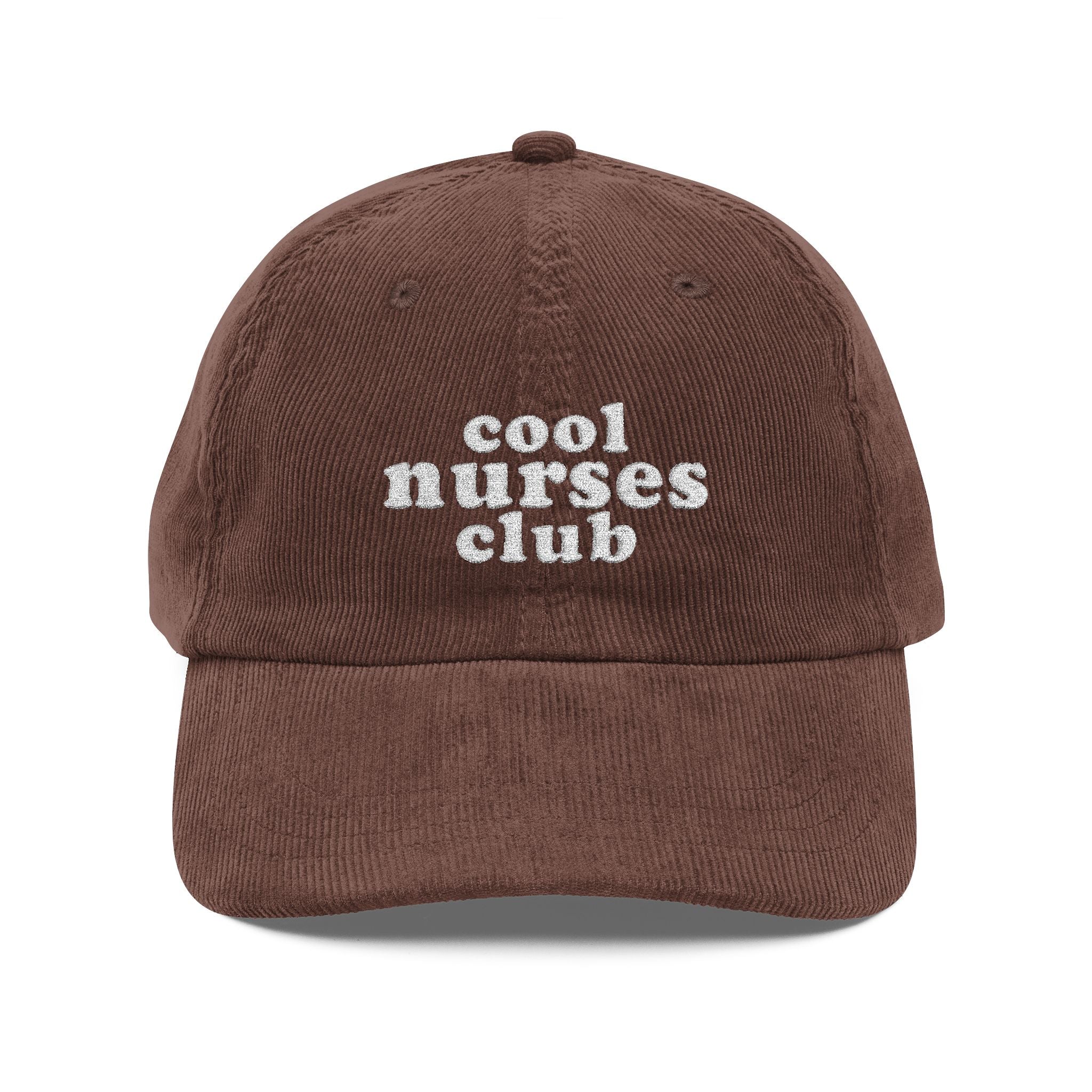 Cool Nurses Club Embroidered Cap