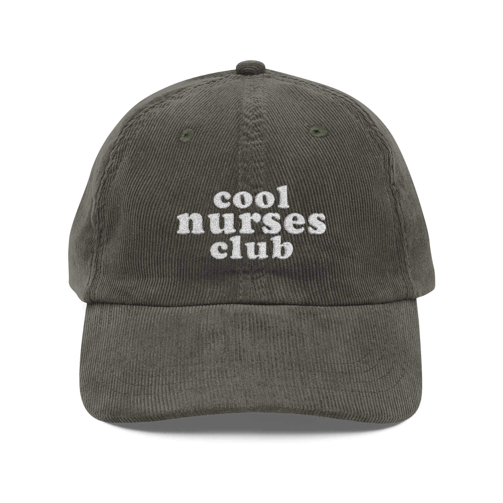 Cool Nurses Club Embroidered Cap