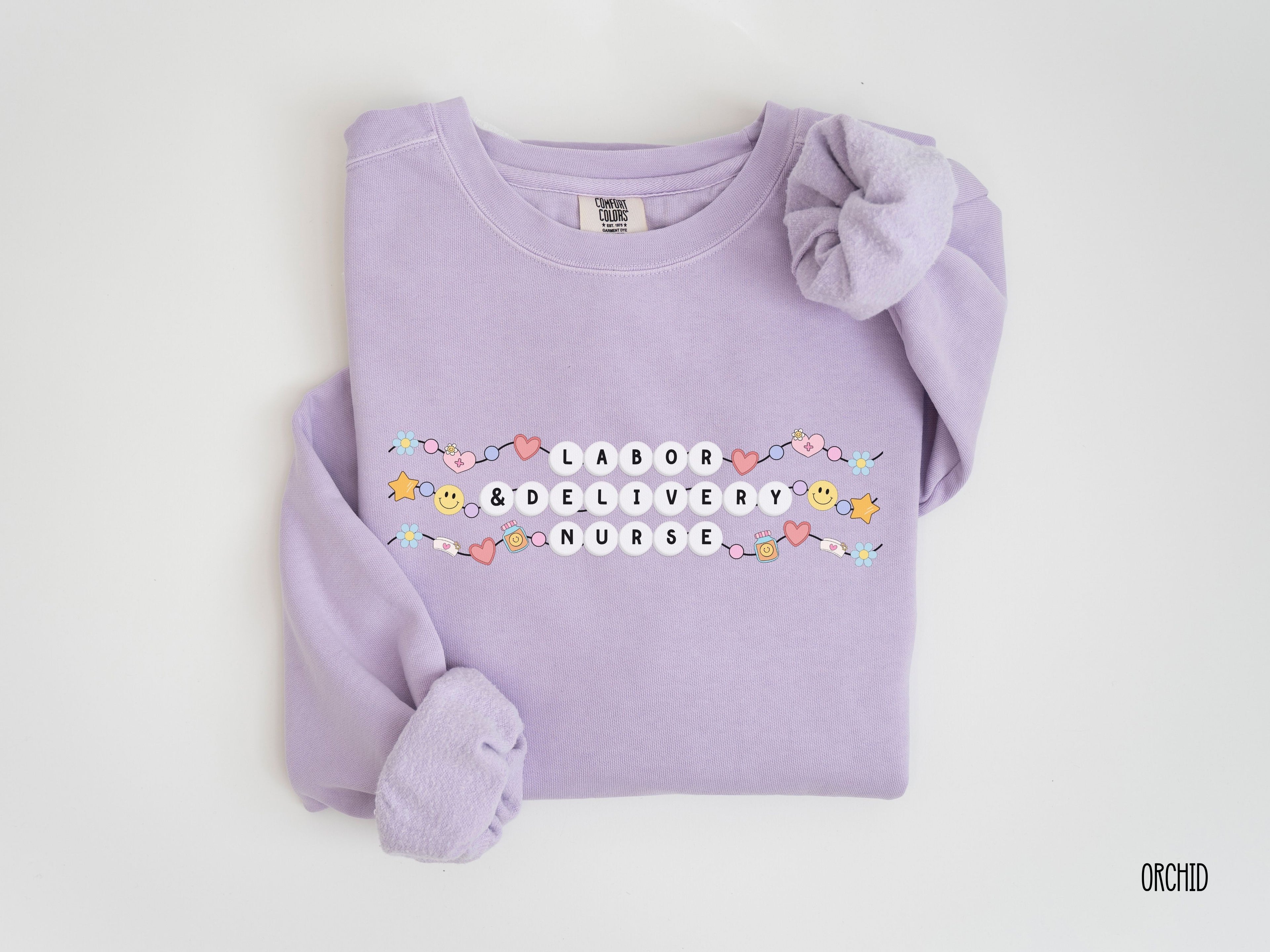 Labor and Delivery Nurse Friendship Bracelet Sweatshirt